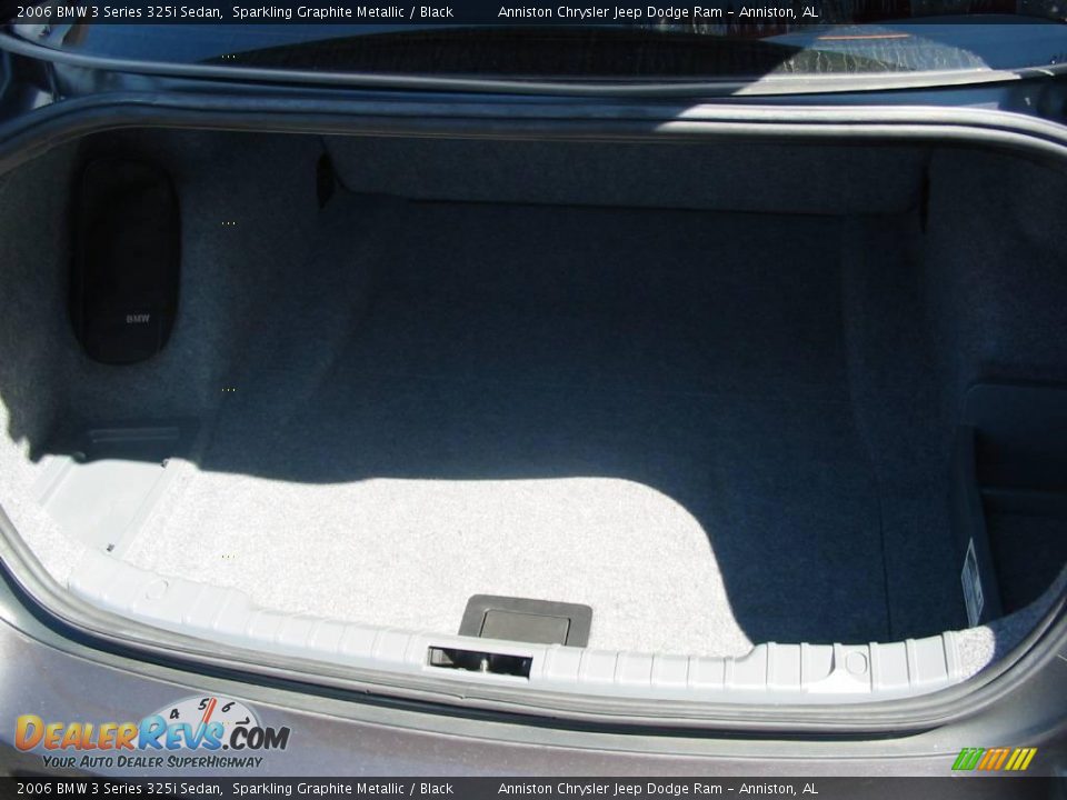 2006 BMW 3 Series 325i Sedan Sparkling Graphite Metallic / Black Photo #14