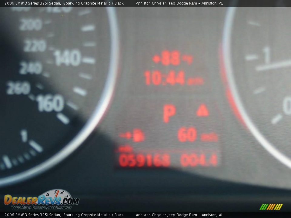 2006 BMW 3 Series 325i Sedan Sparkling Graphite Metallic / Black Photo #15