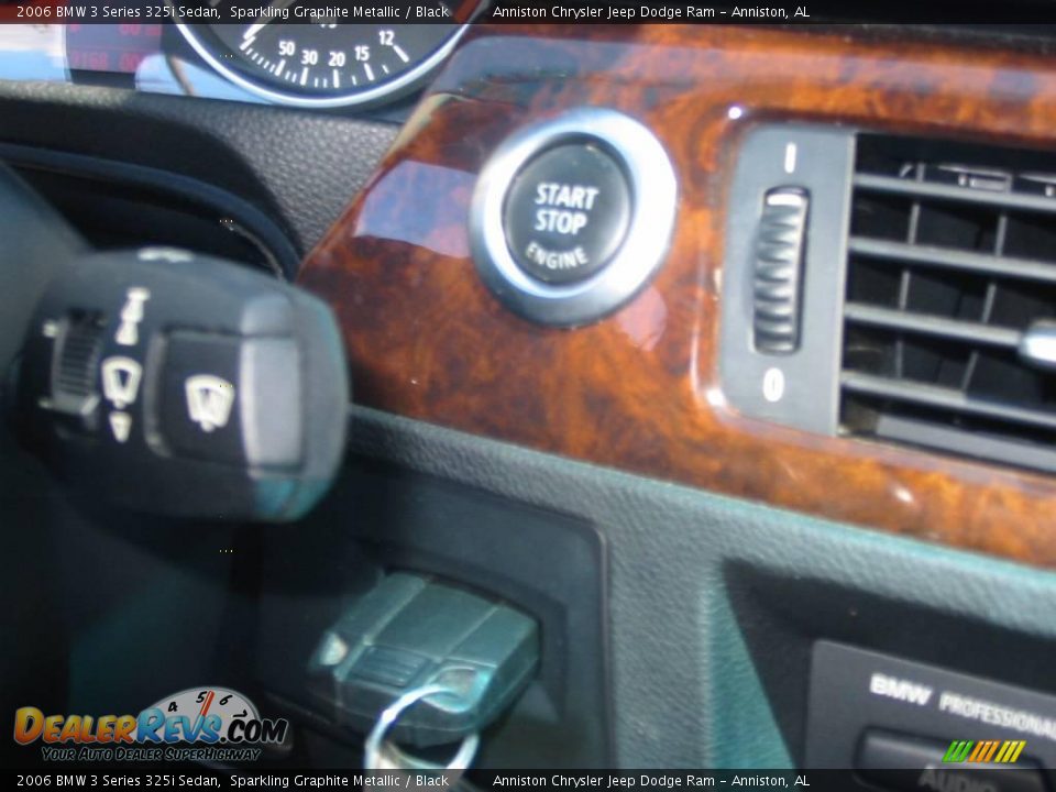 2006 BMW 3 Series 325i Sedan Sparkling Graphite Metallic / Black Photo #22