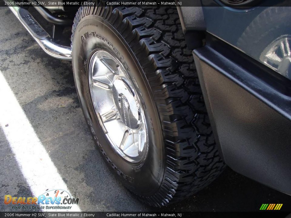 2006 Hummer H2 SUV Slate Blue Metallic / Ebony Photo #7