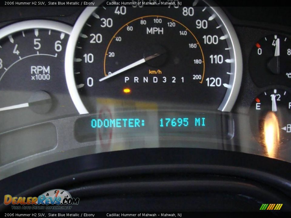 2006 Hummer H2 SUV Slate Blue Metallic / Ebony Photo #25
