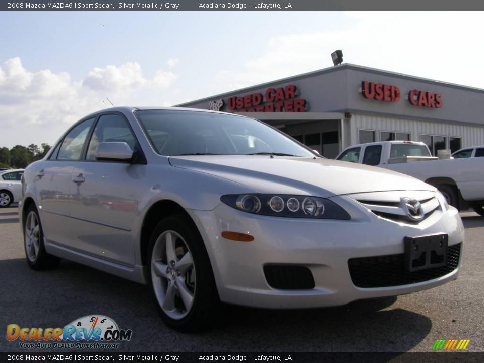 2008 Mazda MAZDA6 i Sport Sedan Silver Metallic / Gray Photo #1