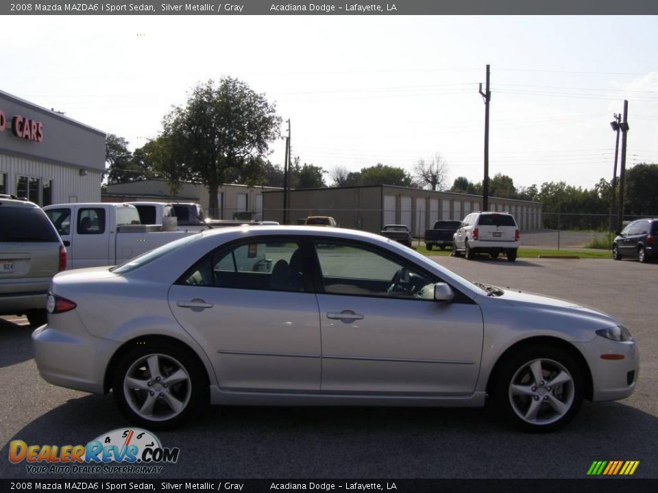 2008 Mazda MAZDA6 i Sport Sedan Silver Metallic / Gray Photo #2