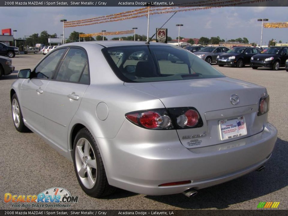 2008 Mazda MAZDA6 i Sport Sedan Silver Metallic / Gray Photo #5