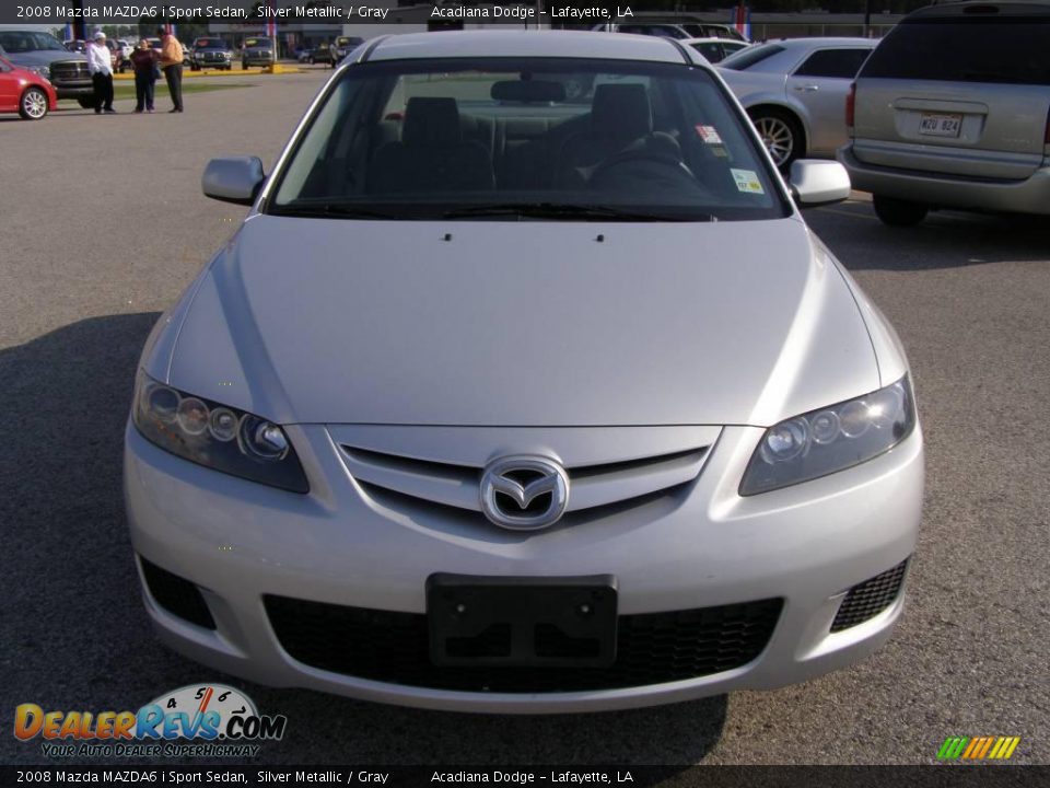 2008 Mazda MAZDA6 i Sport Sedan Silver Metallic / Gray Photo #8