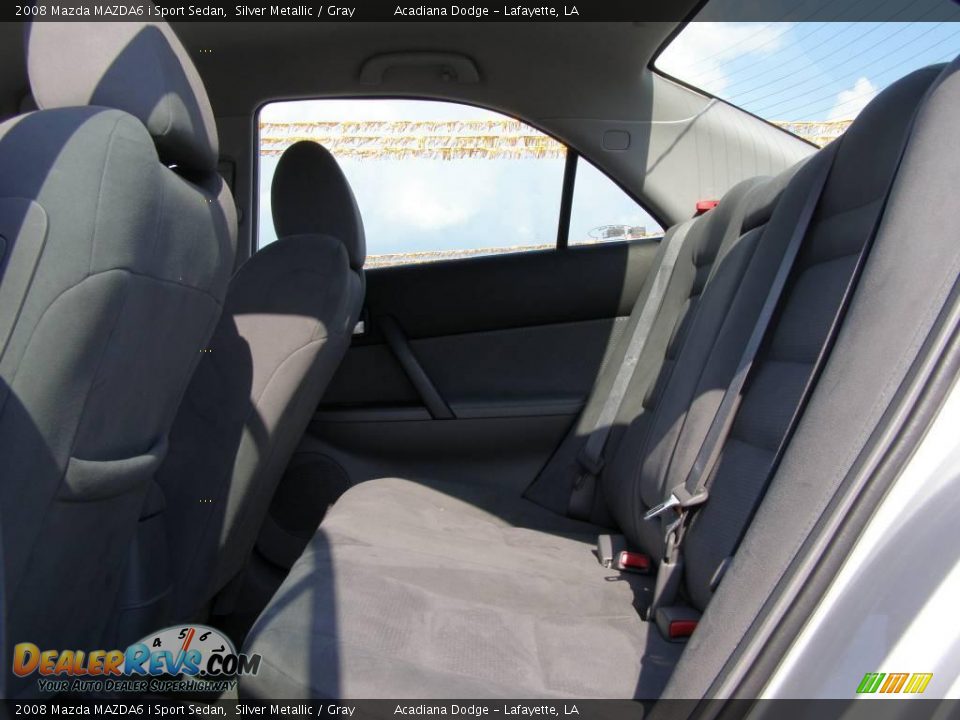 2008 Mazda MAZDA6 i Sport Sedan Silver Metallic / Gray Photo #10