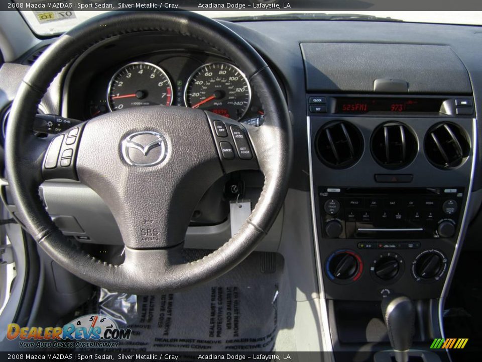 2008 Mazda MAZDA6 i Sport Sedan Silver Metallic / Gray Photo #11