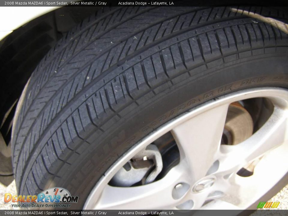 2008 Mazda MAZDA6 i Sport Sedan Silver Metallic / Gray Photo #12