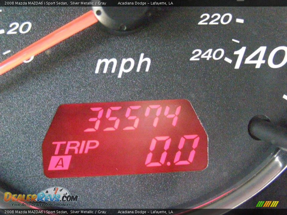 2008 Mazda MAZDA6 i Sport Sedan Silver Metallic / Gray Photo #14