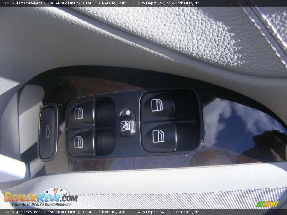 2006 Mercedes-Benz C 280 4Matic Luxury Capri Blue Metallic / Ash Photo #9