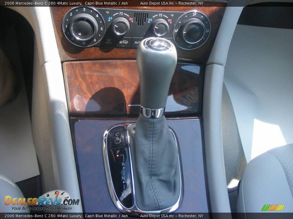 2006 Mercedes-Benz C 280 4Matic Luxury Capri Blue Metallic / Ash Photo #11