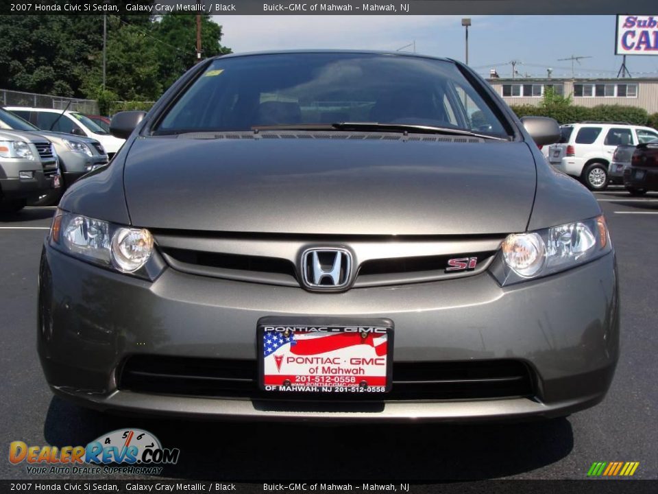 2007 Honda Civic Si Sedan Galaxy Gray Metallic / Black Photo #2