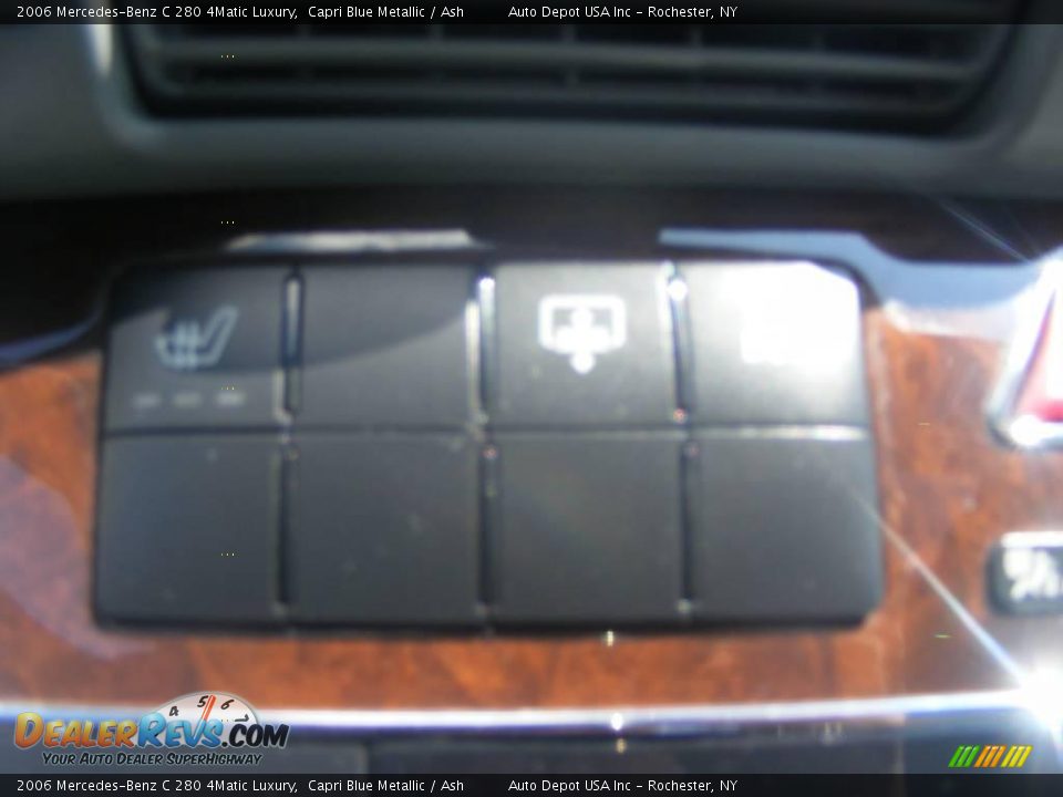 2006 Mercedes-Benz C 280 4Matic Luxury Capri Blue Metallic / Ash Photo #17