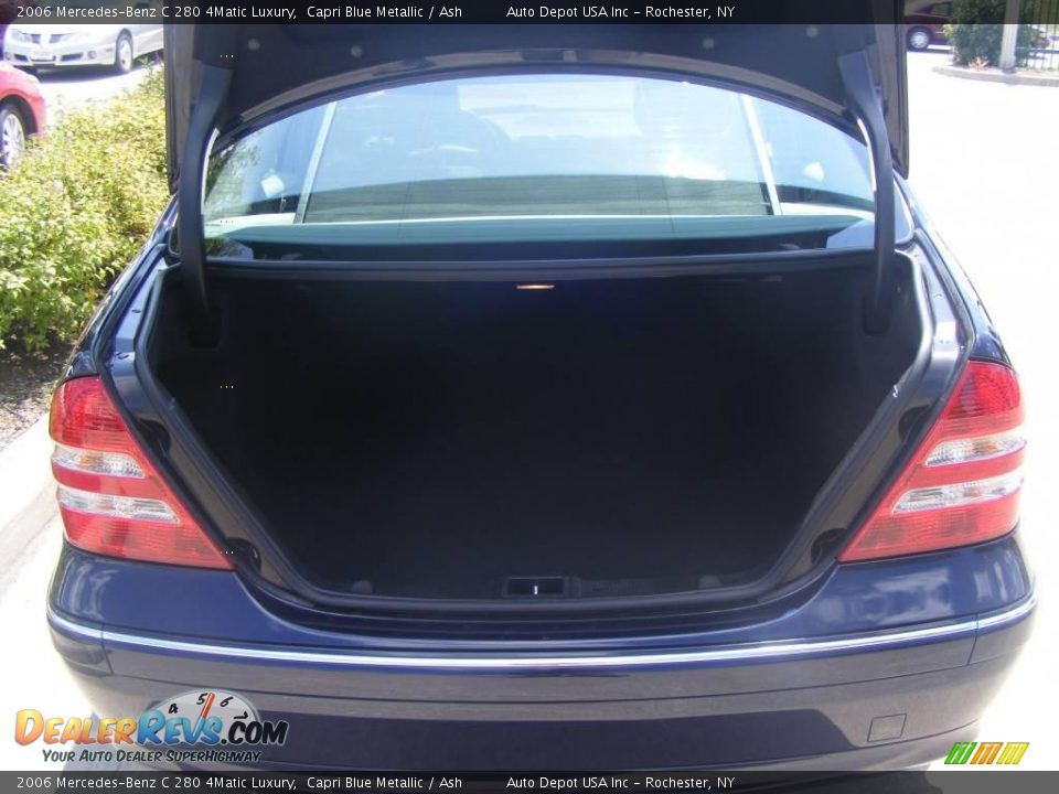 2006 Mercedes-Benz C 280 4Matic Luxury Capri Blue Metallic / Ash Photo #22