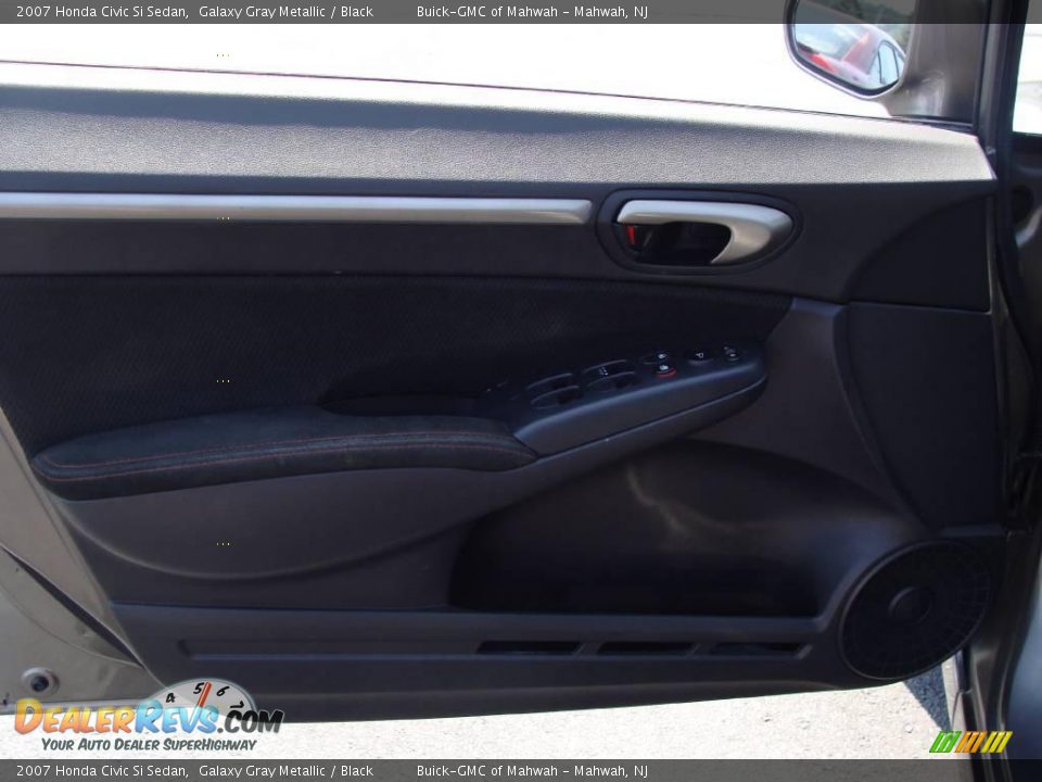 2007 Honda Civic Si Sedan Galaxy Gray Metallic / Black Photo #10