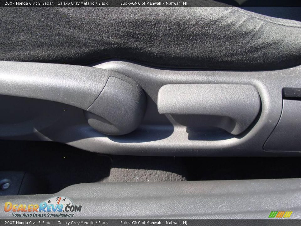 2007 Honda Civic Si Sedan Galaxy Gray Metallic / Black Photo #12