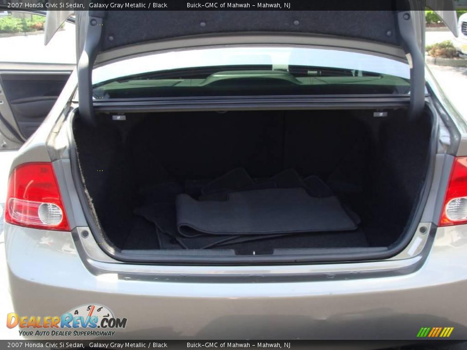 2007 Honda Civic Si Sedan Galaxy Gray Metallic / Black Photo #23