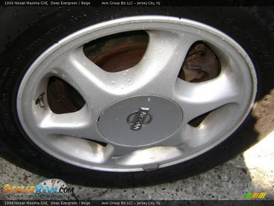 1999 Nissan Maxima GXE Deep Evergreen / Beige Photo #12
