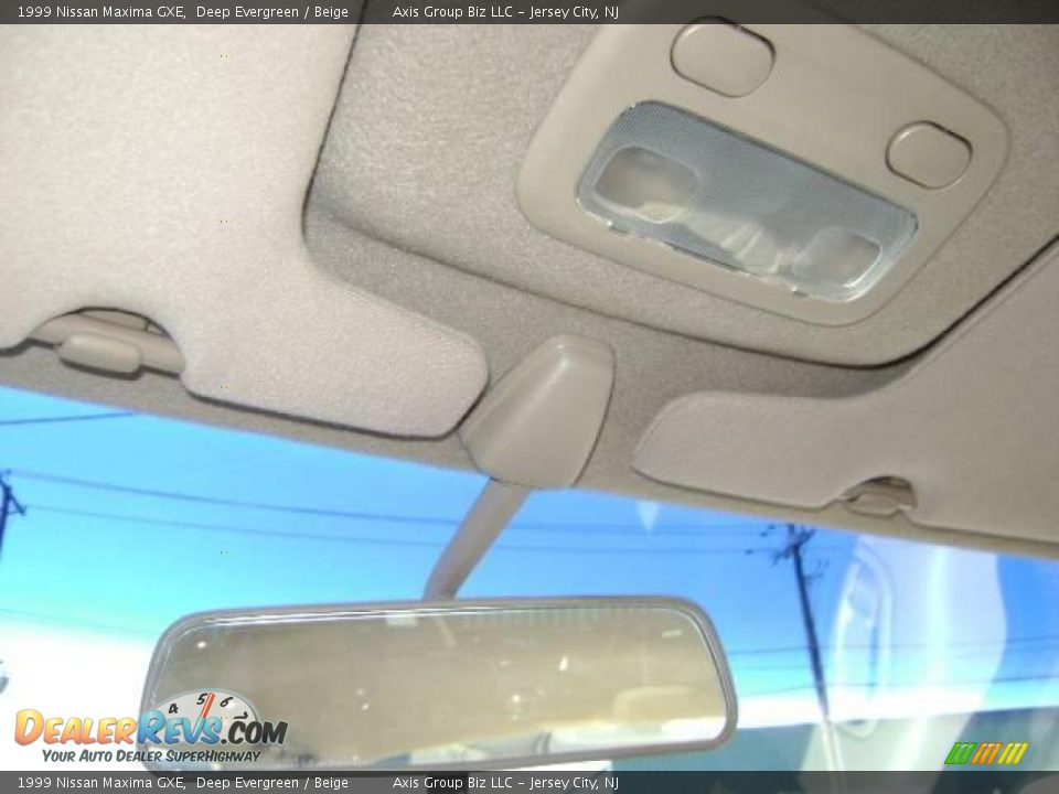 1999 Nissan Maxima GXE Deep Evergreen / Beige Photo #14