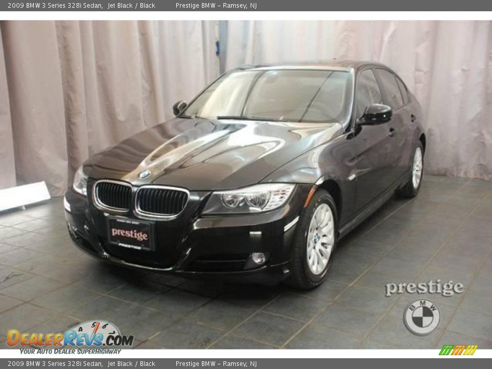 2009 BMW 3 Series 328i Sedan Jet Black / Black Photo #1