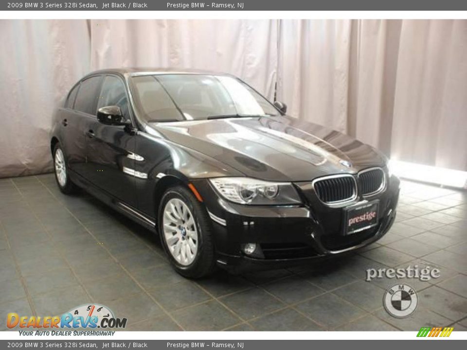 2009 BMW 3 Series 328i Sedan Jet Black / Black Photo #7