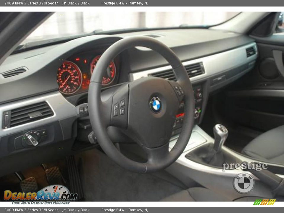 2009 BMW 3 Series 328i Sedan Jet Black / Black Photo #12