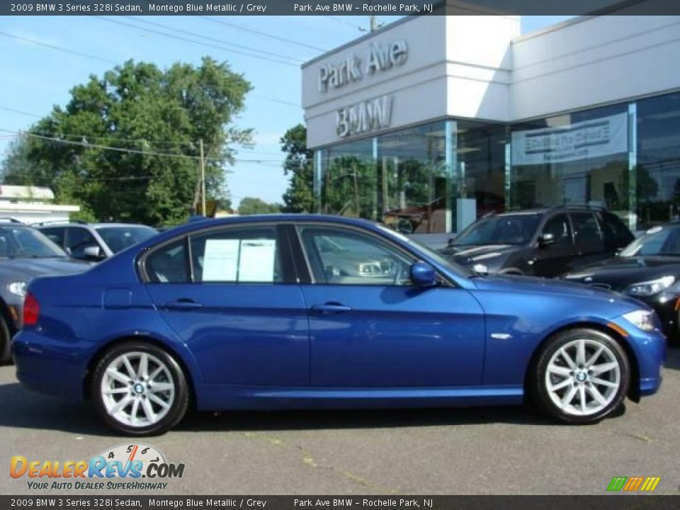2009 Bmw 3 Series 328i Sedan Montego Blue Metallic Grey Photo 1 Dealerrevs Com