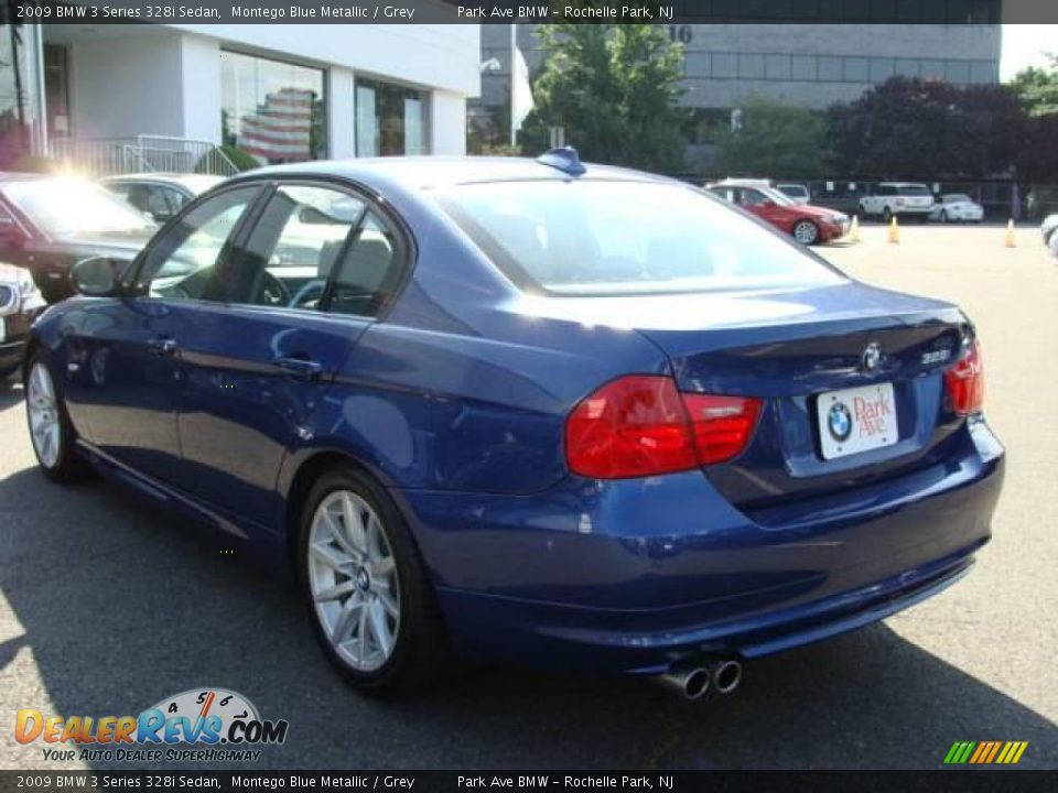 2009 BMW 3 Series 328i Sedan Montego Blue Metallic / Grey Photo #6