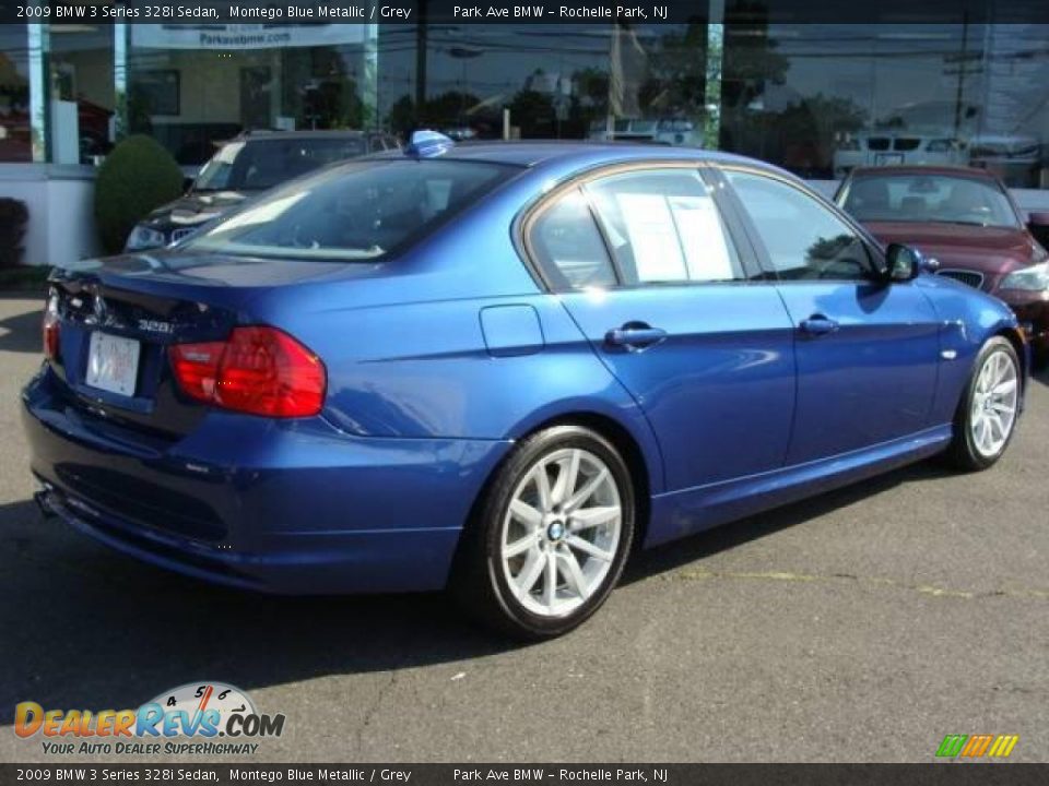 2009 BMW 3 Series 328i Sedan Montego Blue Metallic / Grey Photo #8