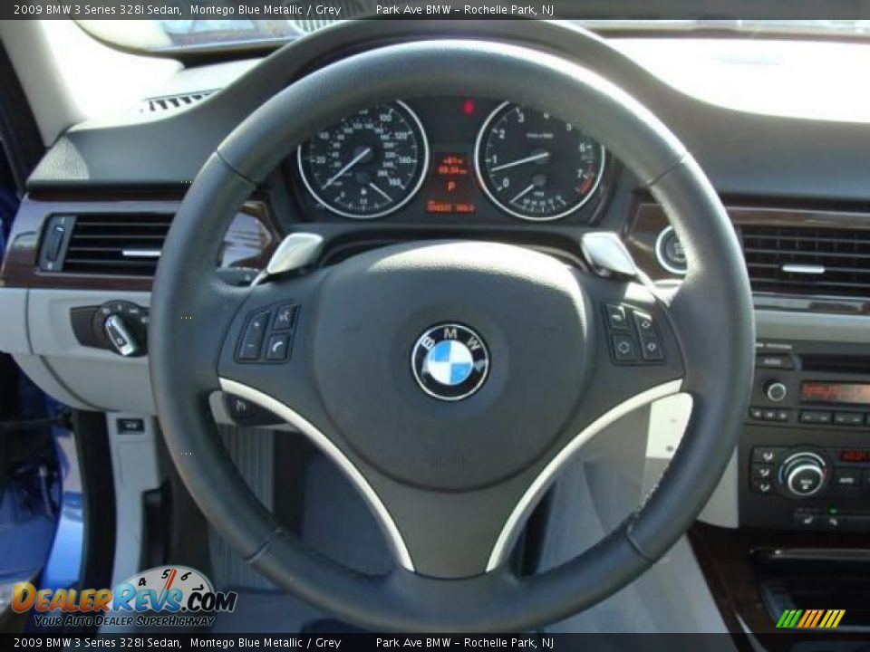 2009 BMW 3 Series 328i Sedan Montego Blue Metallic / Grey Photo #13