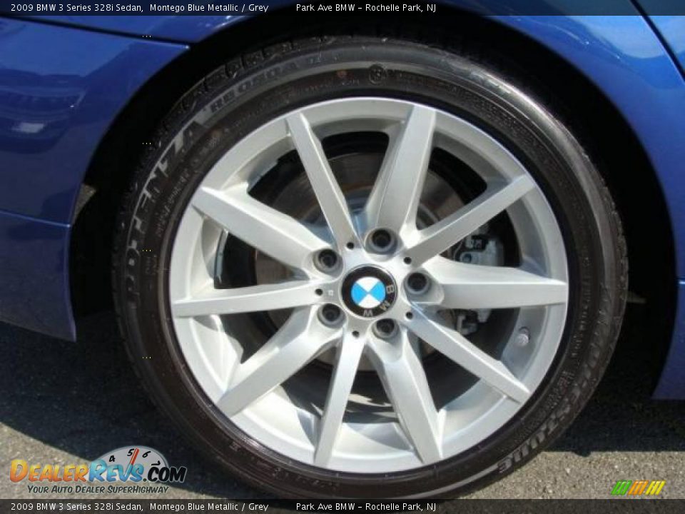 2009 BMW 3 Series 328i Sedan Montego Blue Metallic / Grey Photo #23