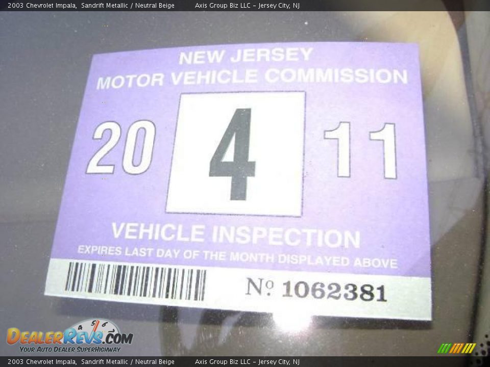 2003 Chevrolet Impala Sandrift Metallic / Neutral Beige Photo #8
