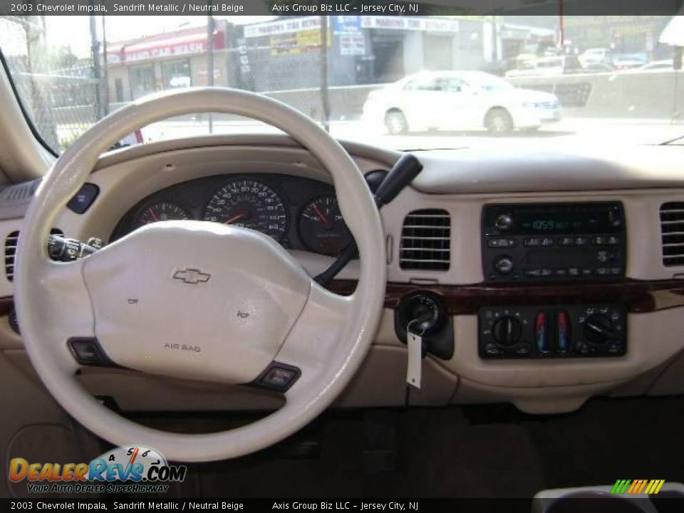 2003 Chevrolet Impala Sandrift Metallic / Neutral Beige Photo #11