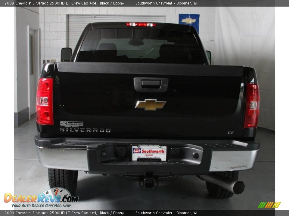 2009 Chevrolet Silverado 2500HD LT Crew Cab 4x4 Black / Ebony Photo #3