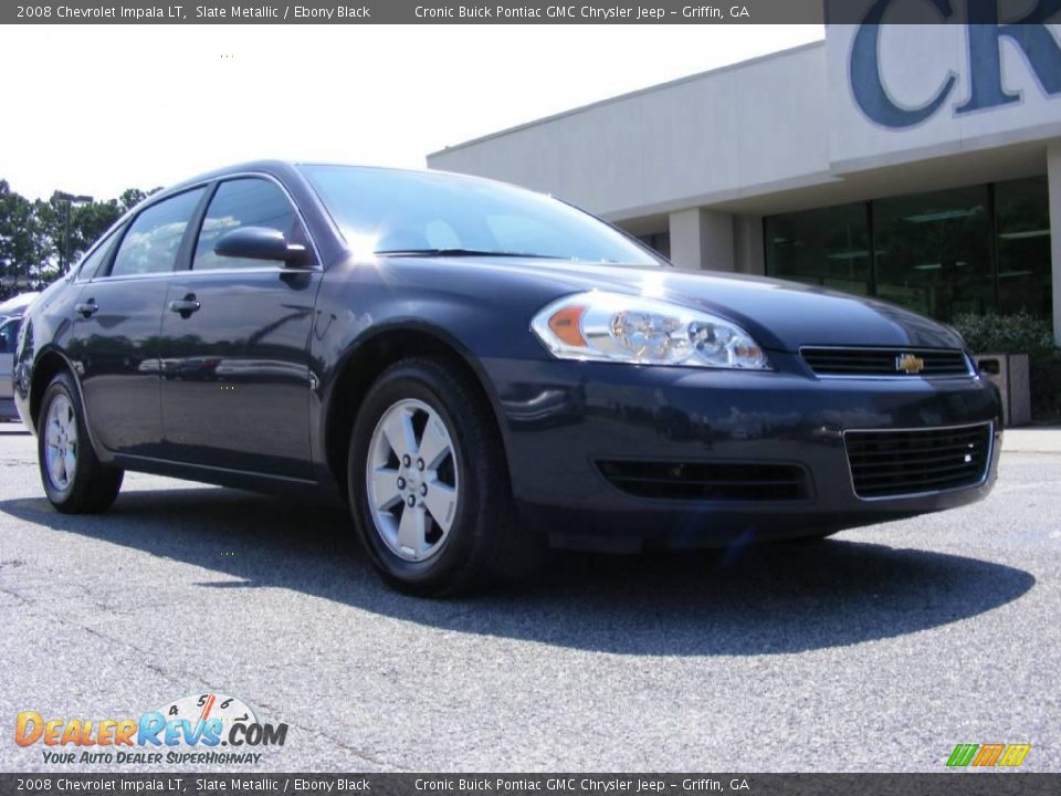 2008 Chevrolet Impala LT Slate Metallic / Ebony Black Photo #2