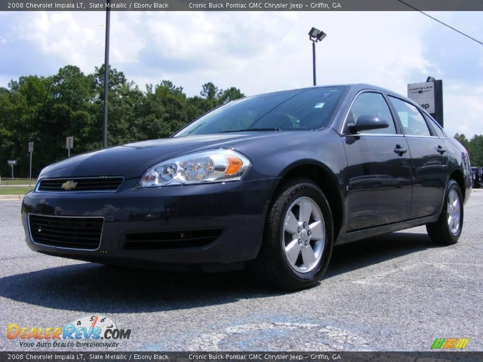 2008 Chevrolet Impala LT Slate Metallic / Ebony Black Photo #4