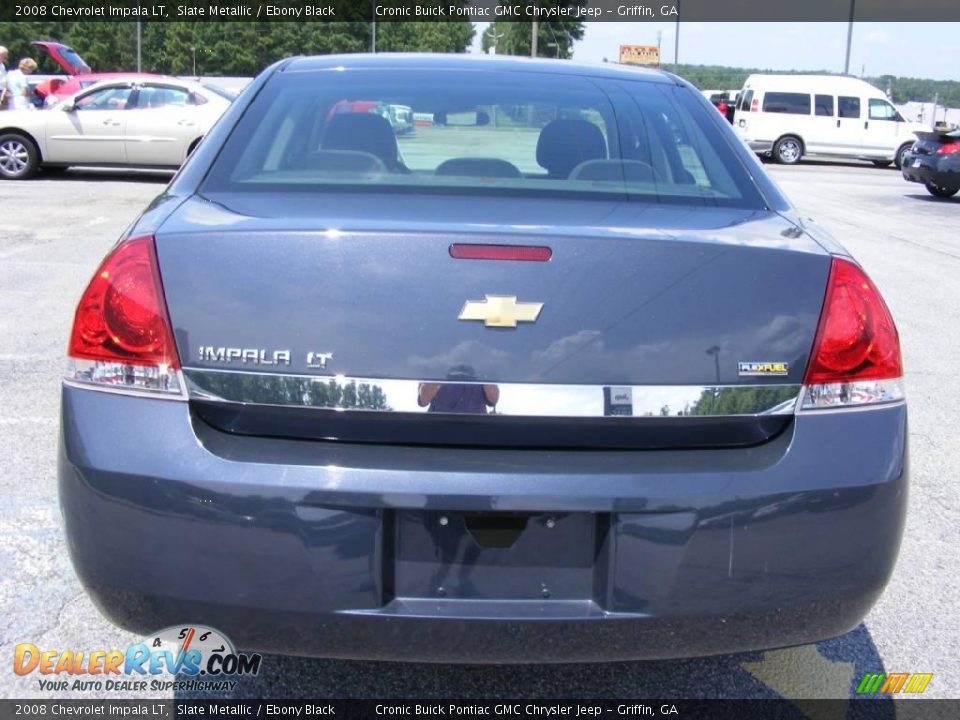 2008 Chevrolet Impala LT Slate Metallic / Ebony Black Photo #7