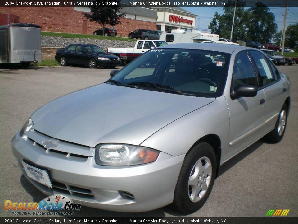 2004 Chevrolet Cavalier Sedan Ultra Silver Metallic / Graphite Photo #1