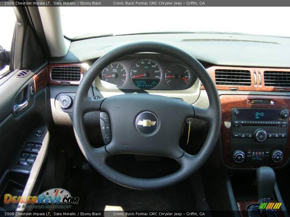 2008 Chevrolet Impala LT Slate Metallic / Ebony Black Photo #21