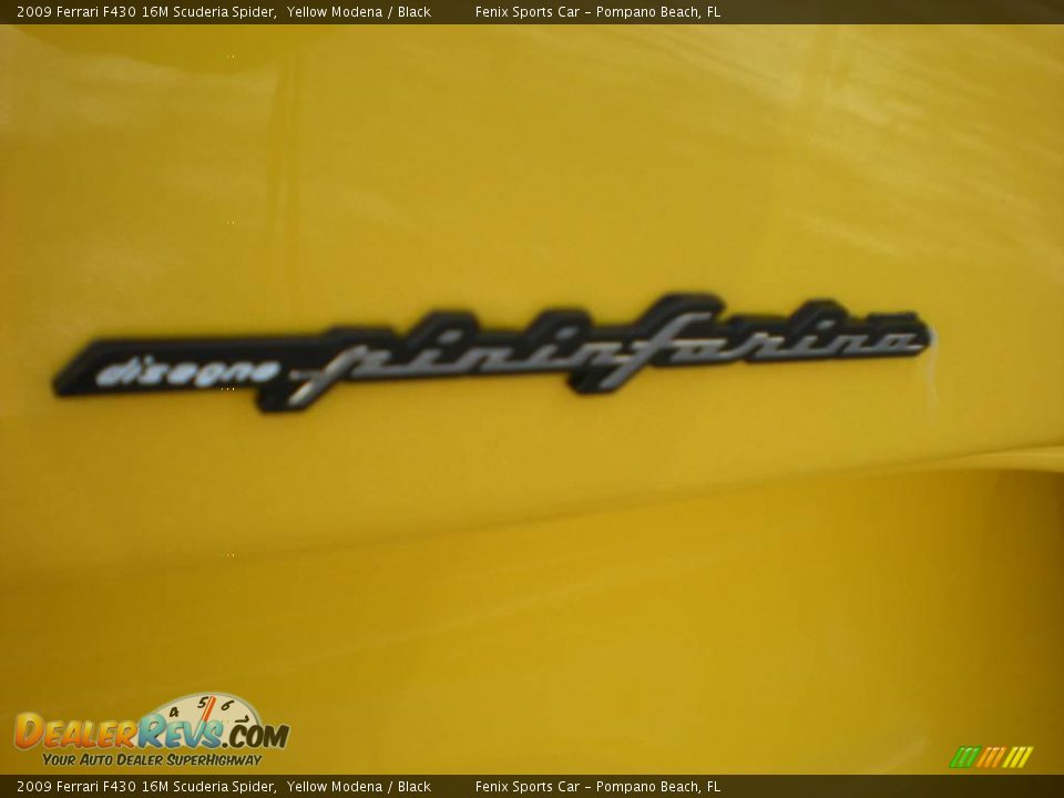 2009 Ferrari F430 16M Scuderia Spider Yellow Modena / Black Photo #11