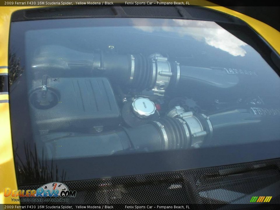 2009 Ferrari F430 16M Scuderia Spider Yellow Modena / Black Photo #12