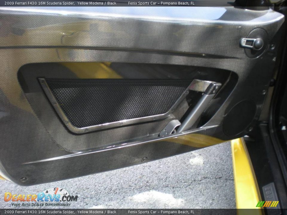 2009 Ferrari F430 16M Scuderia Spider Yellow Modena / Black Photo #17
