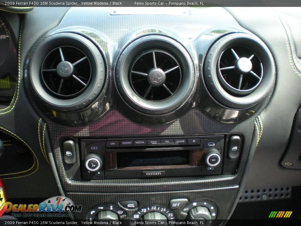 2009 Ferrari F430 16M Scuderia Spider Yellow Modena / Black Photo #23