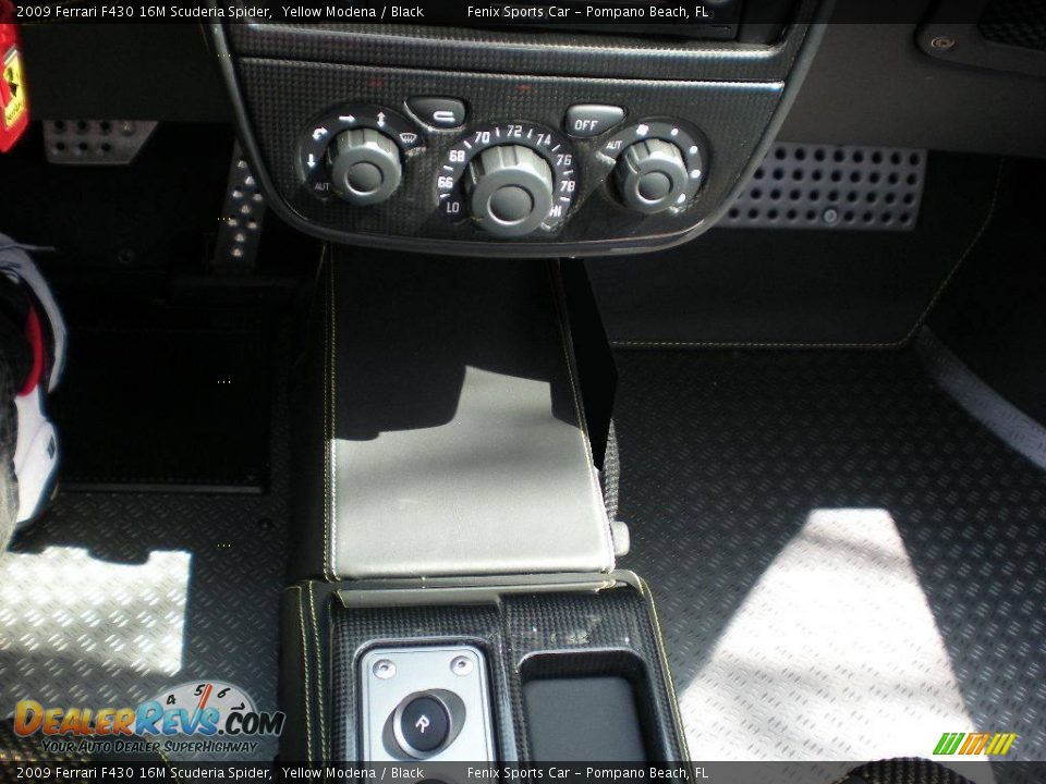 2009 Ferrari F430 16M Scuderia Spider Yellow Modena / Black Photo #24