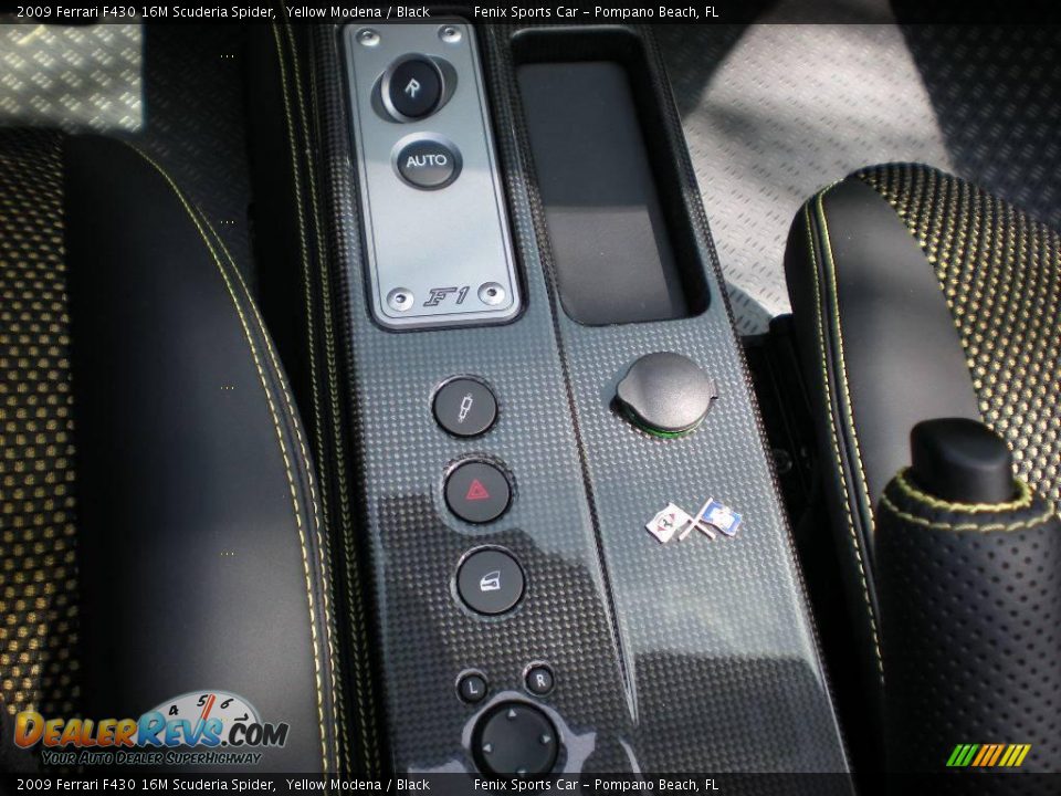 2009 Ferrari F430 16M Scuderia Spider Yellow Modena / Black Photo #25