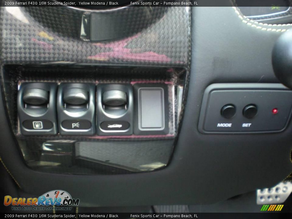 2009 Ferrari F430 16M Scuderia Spider Yellow Modena / Black Photo #26