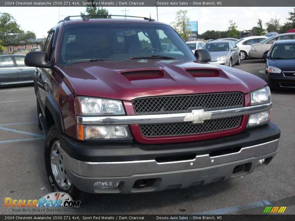 2004 Chevrolet Avalanche 1500 Z71 4x4 Sport Red Metallic / Dark Charcoal Photo #4