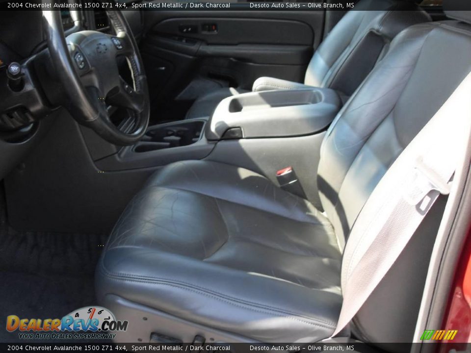 2004 Chevrolet Avalanche 1500 Z71 4x4 Sport Red Metallic / Dark Charcoal Photo #16
