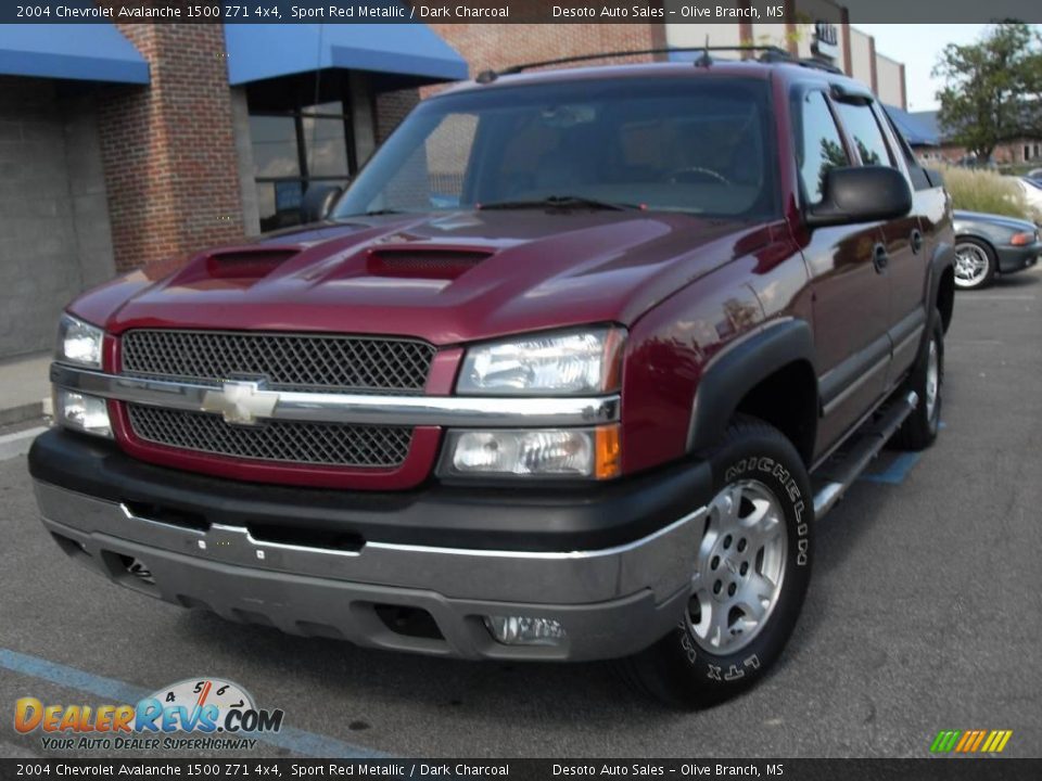 2004 Chevrolet Avalanche 1500 Z71 4x4 Sport Red Metallic / Dark Charcoal Photo #23
