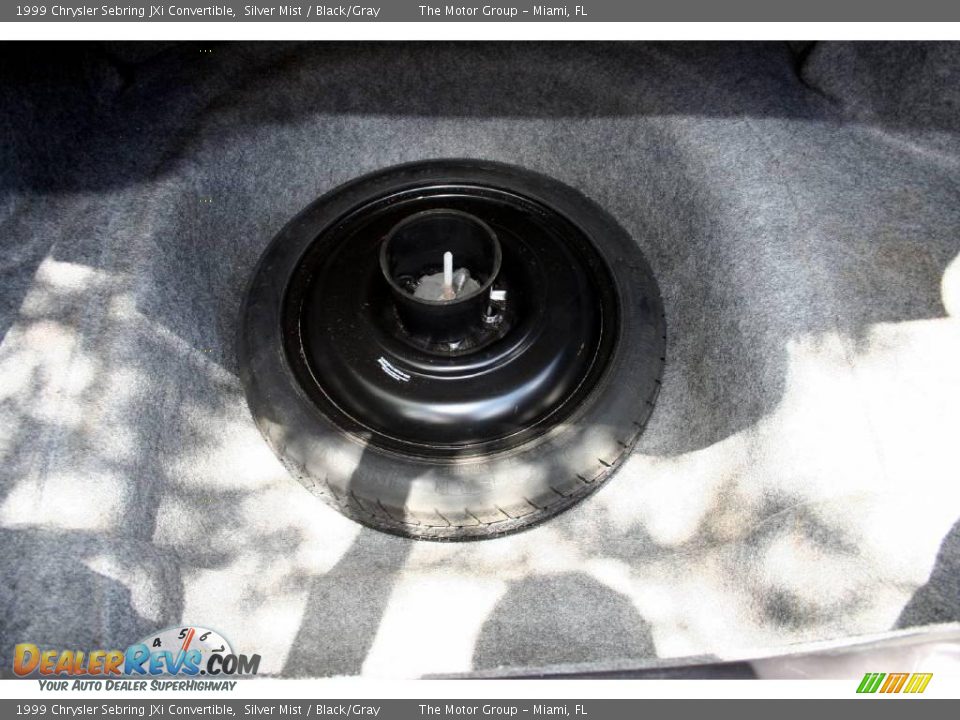 1999 Chrysler Sebring JXi Convertible Silver Mist / Black/Gray Photo #18